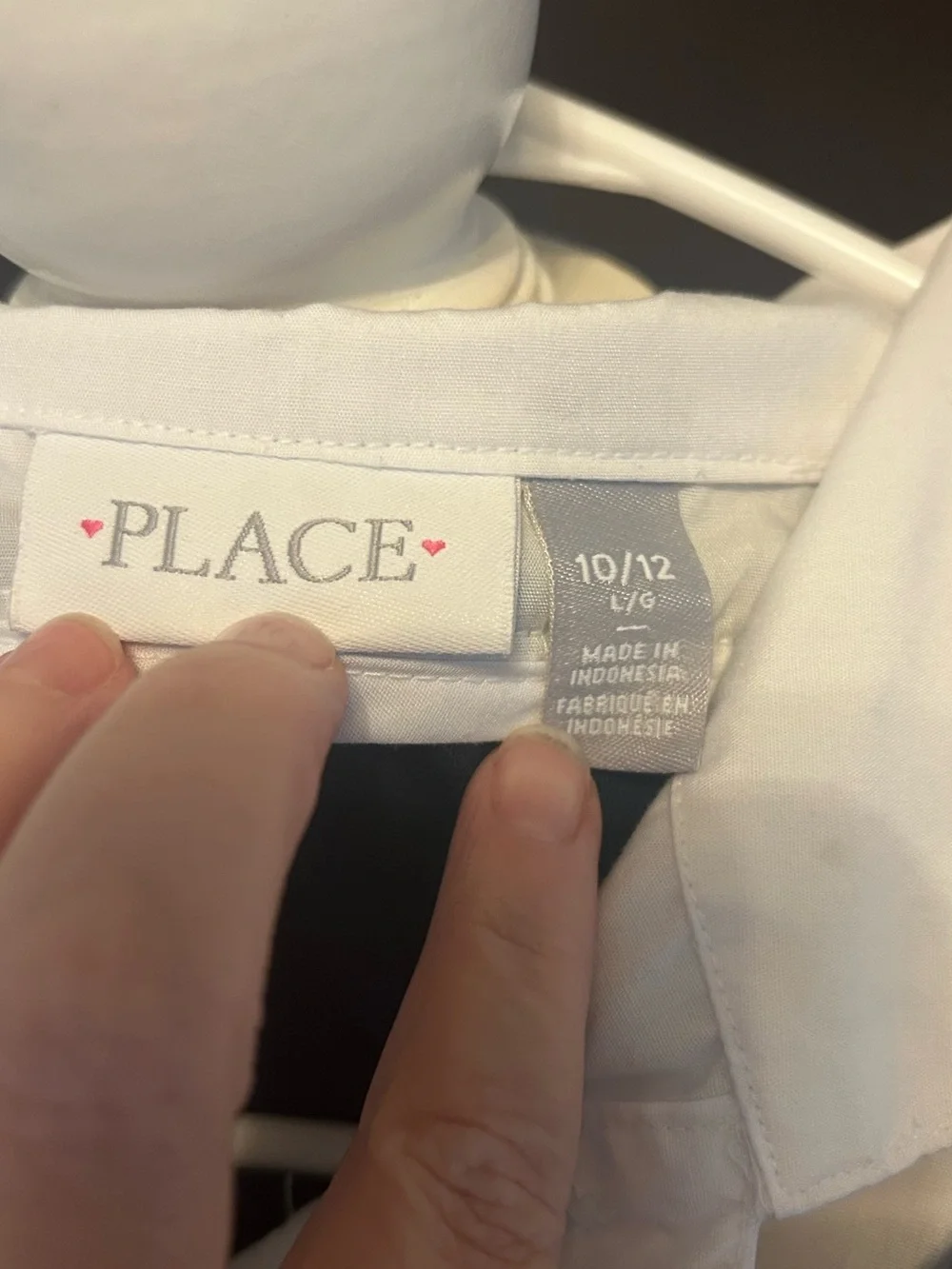 The Children's Place Navy and White School Jumper Dress